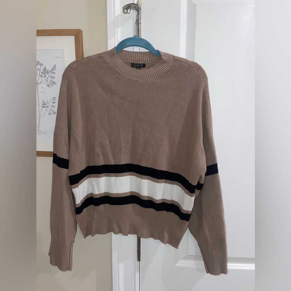 Dynamite Striped Sweater